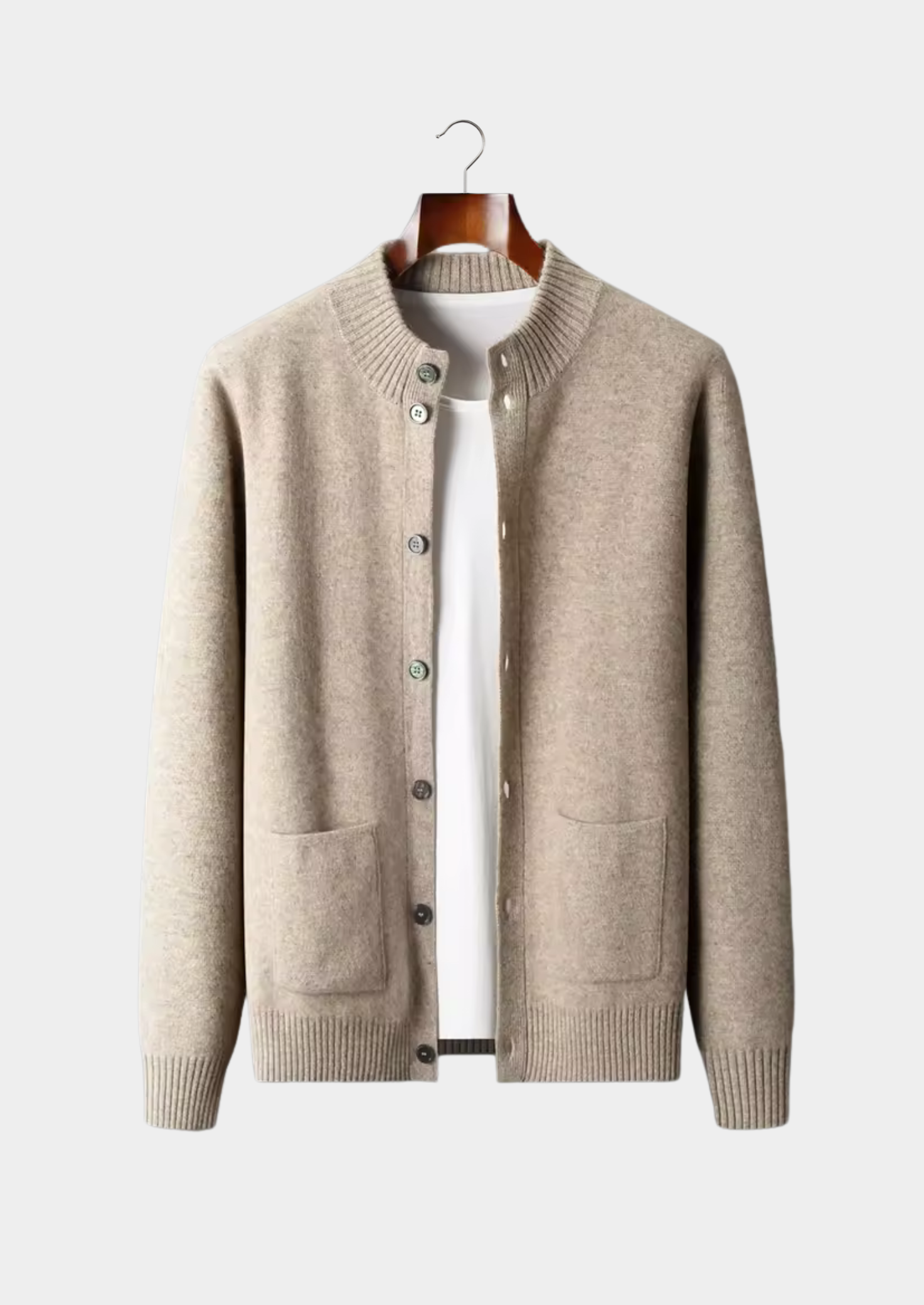 Vellori Pure Cashmere Button Cardigan
