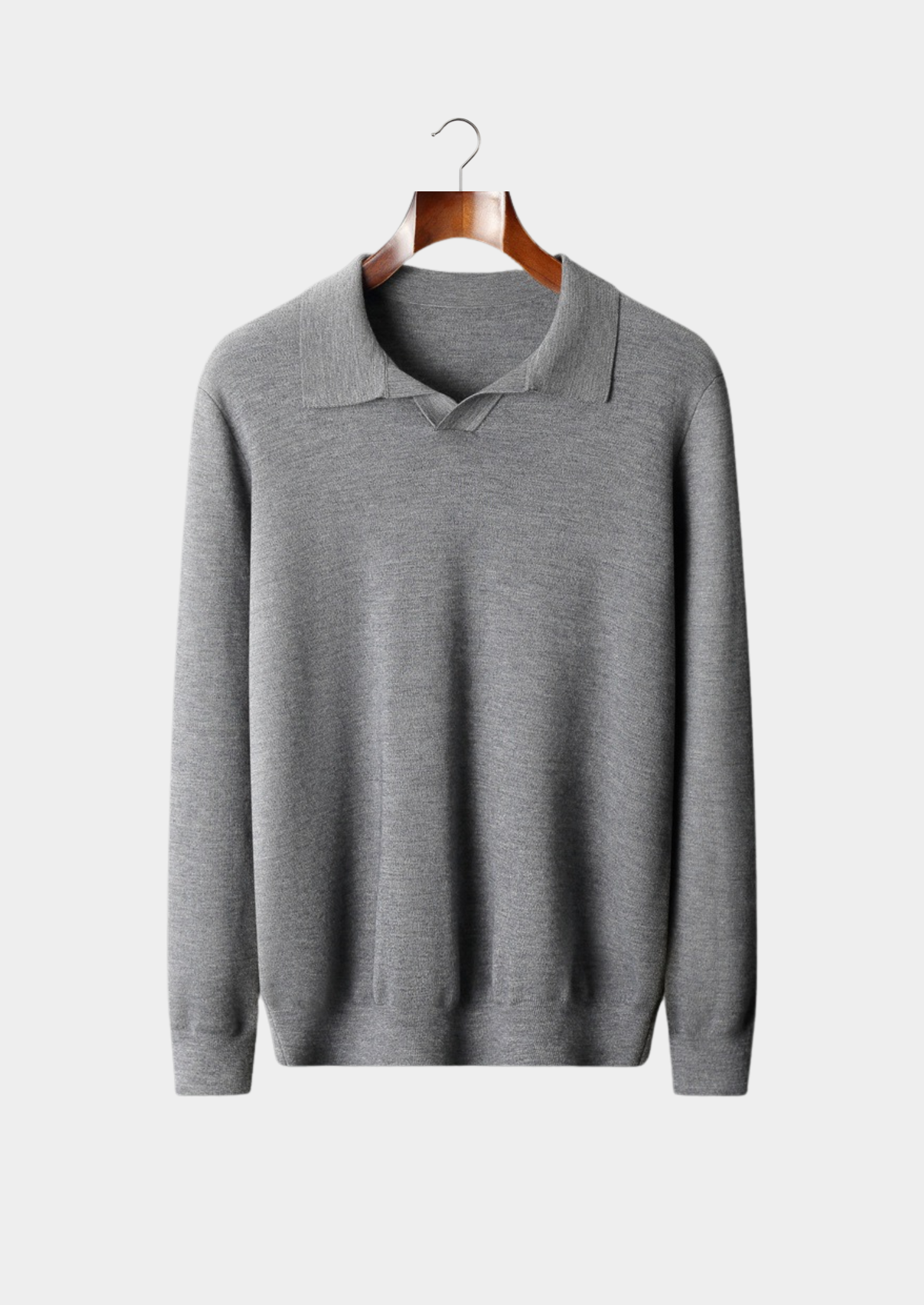 Vellori Pure Cashmere Open Collar Polo
