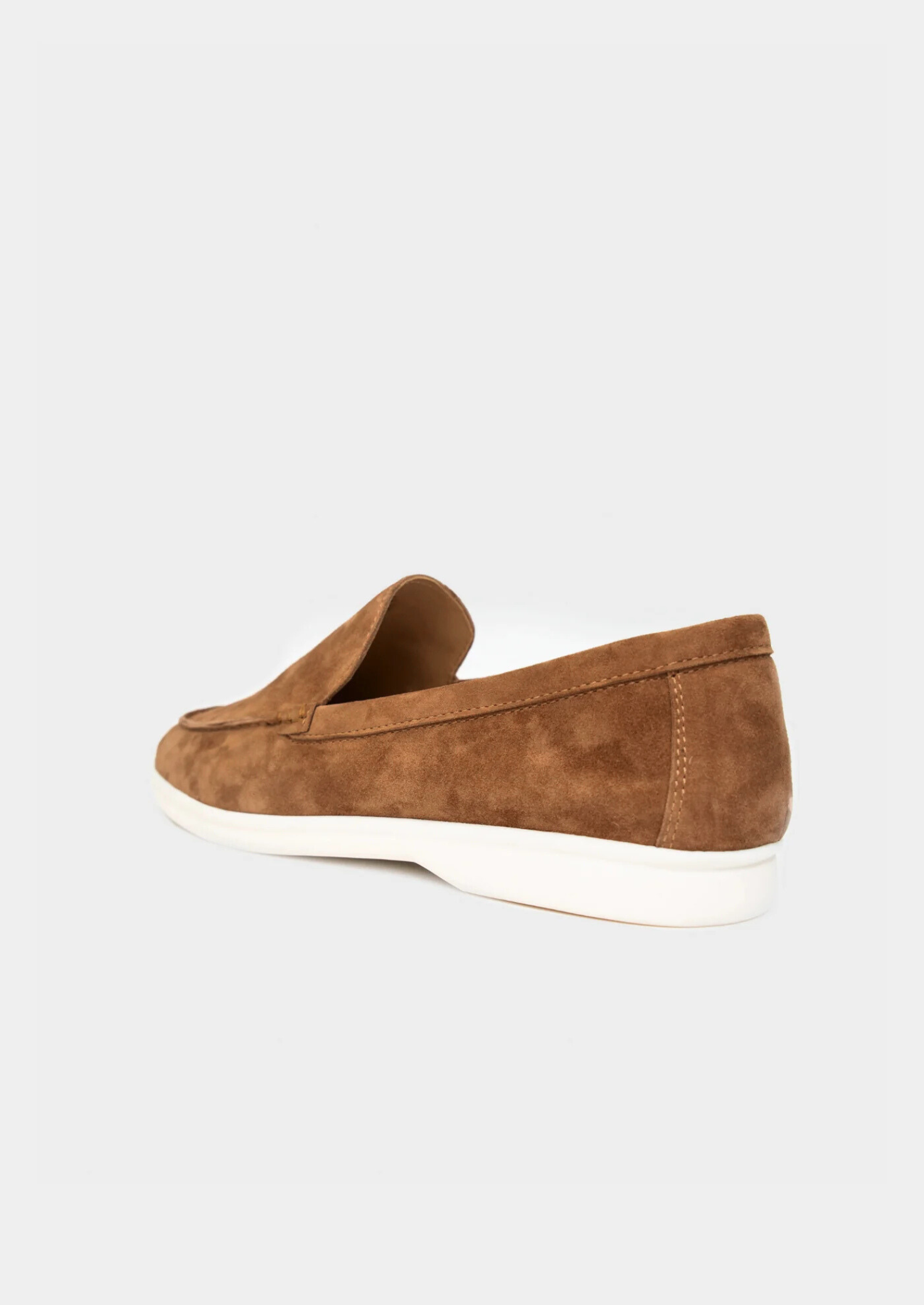 Vellori Suede Loafers - Caramel