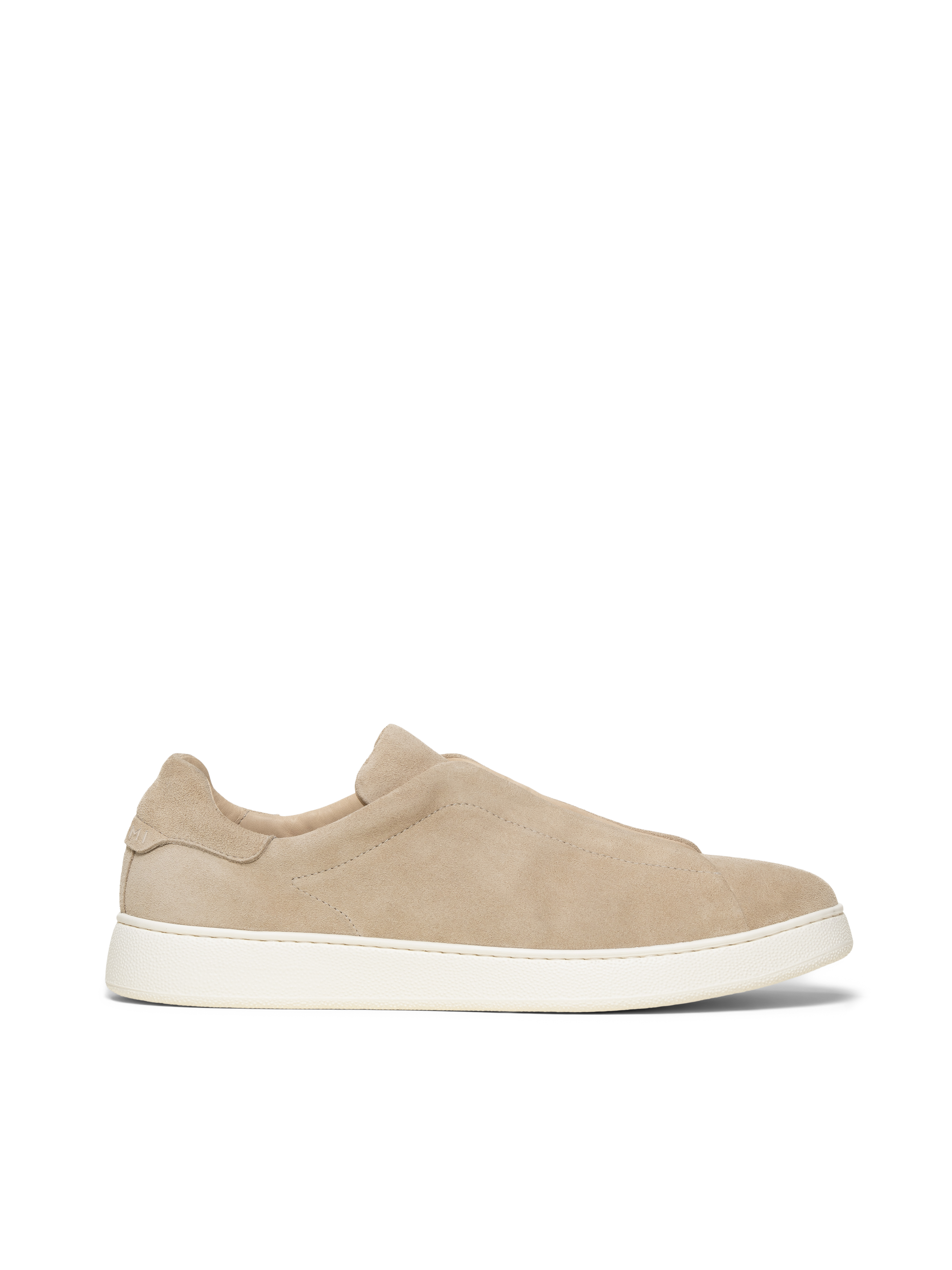 Softgrain Suede Trainer - Sand