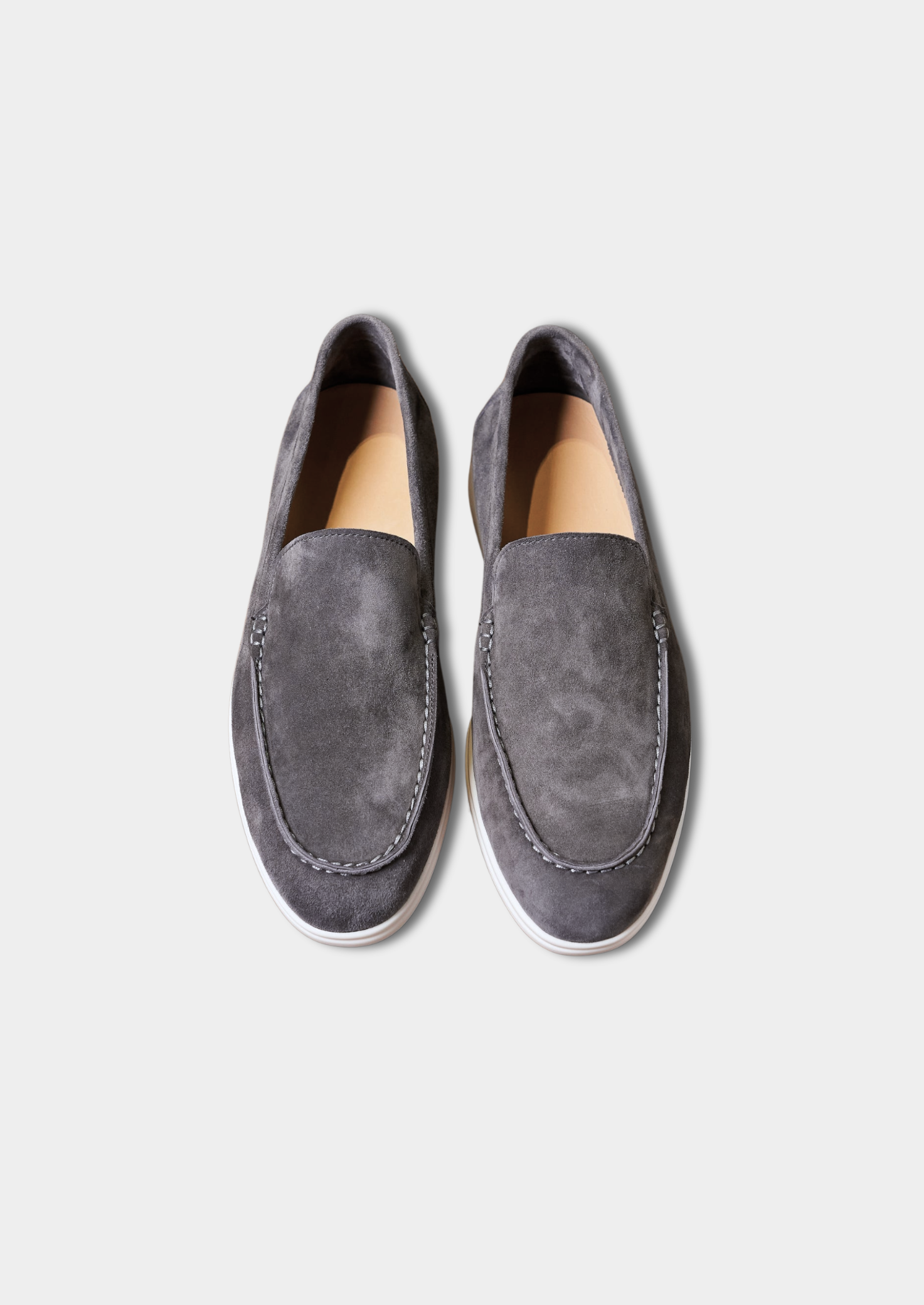 Vellori Suede Loafers - Baby Blue