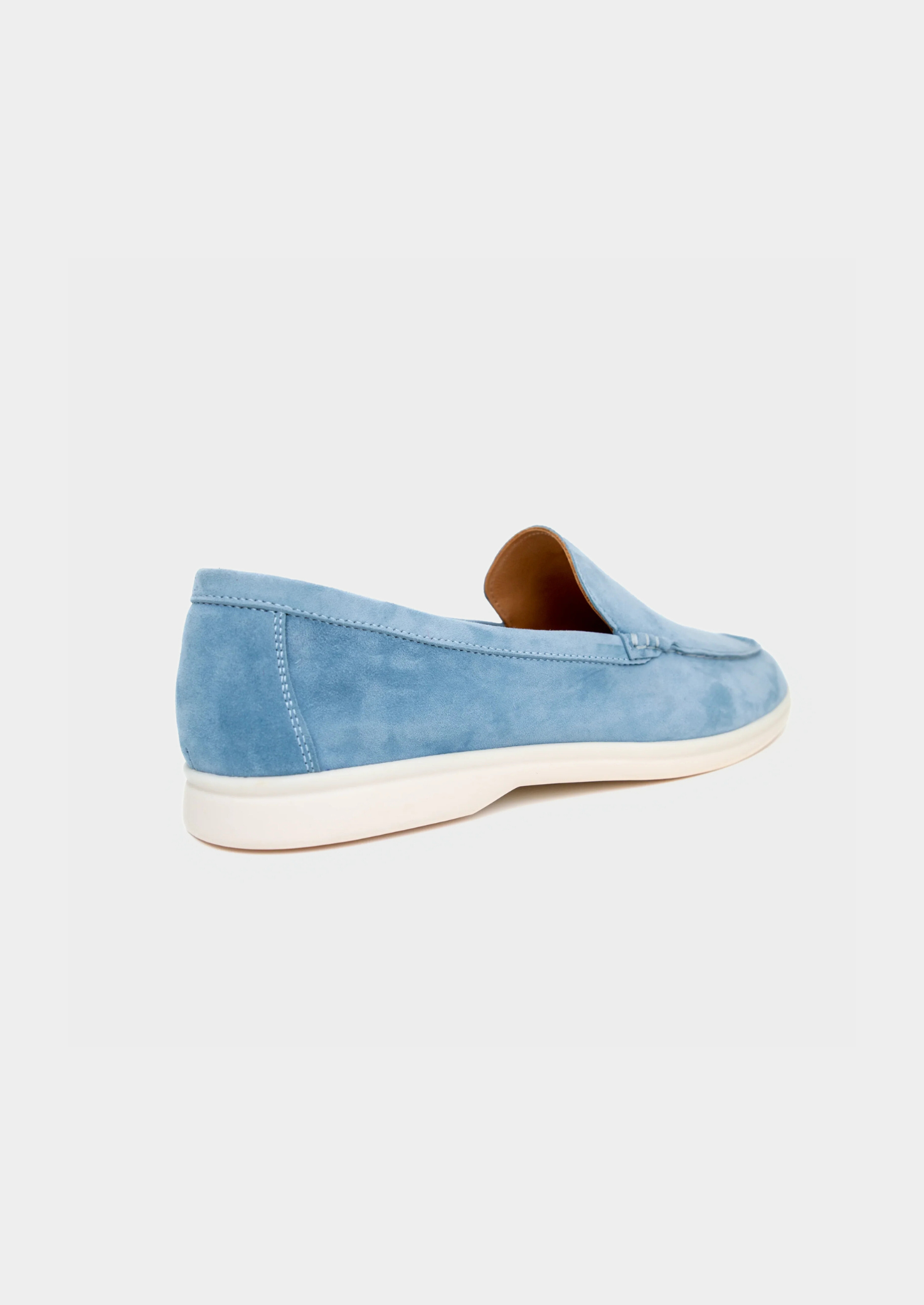 Vellori Suede Loafers - Baby Blue