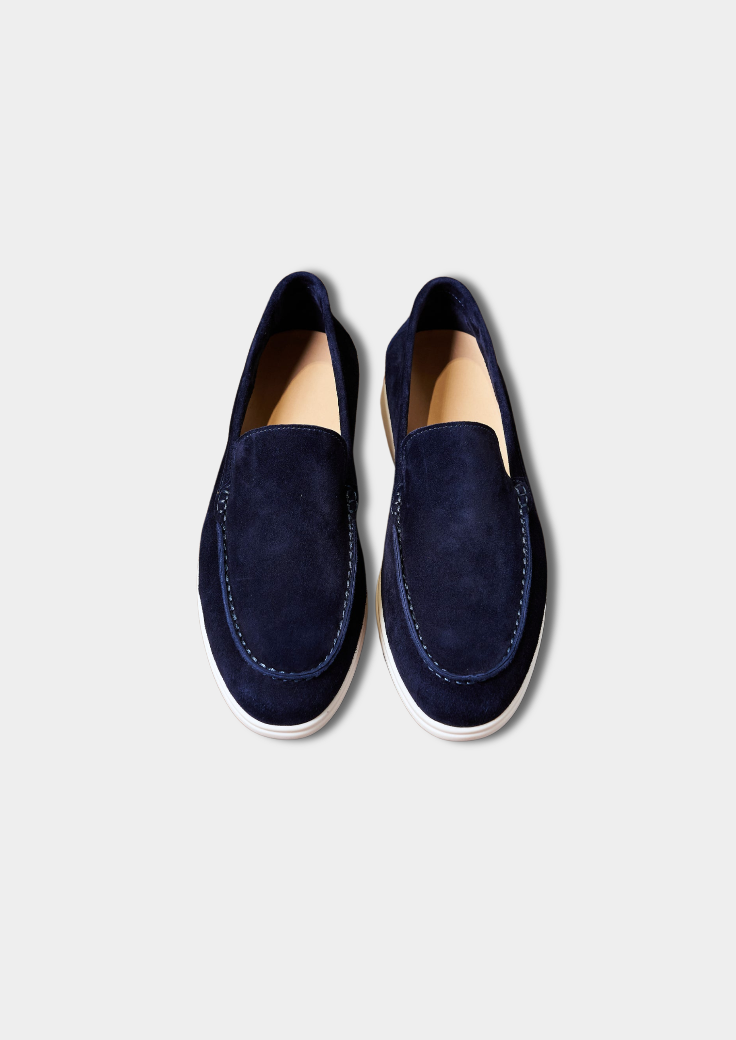 Vellori Suede Loafers - Navy Blue
